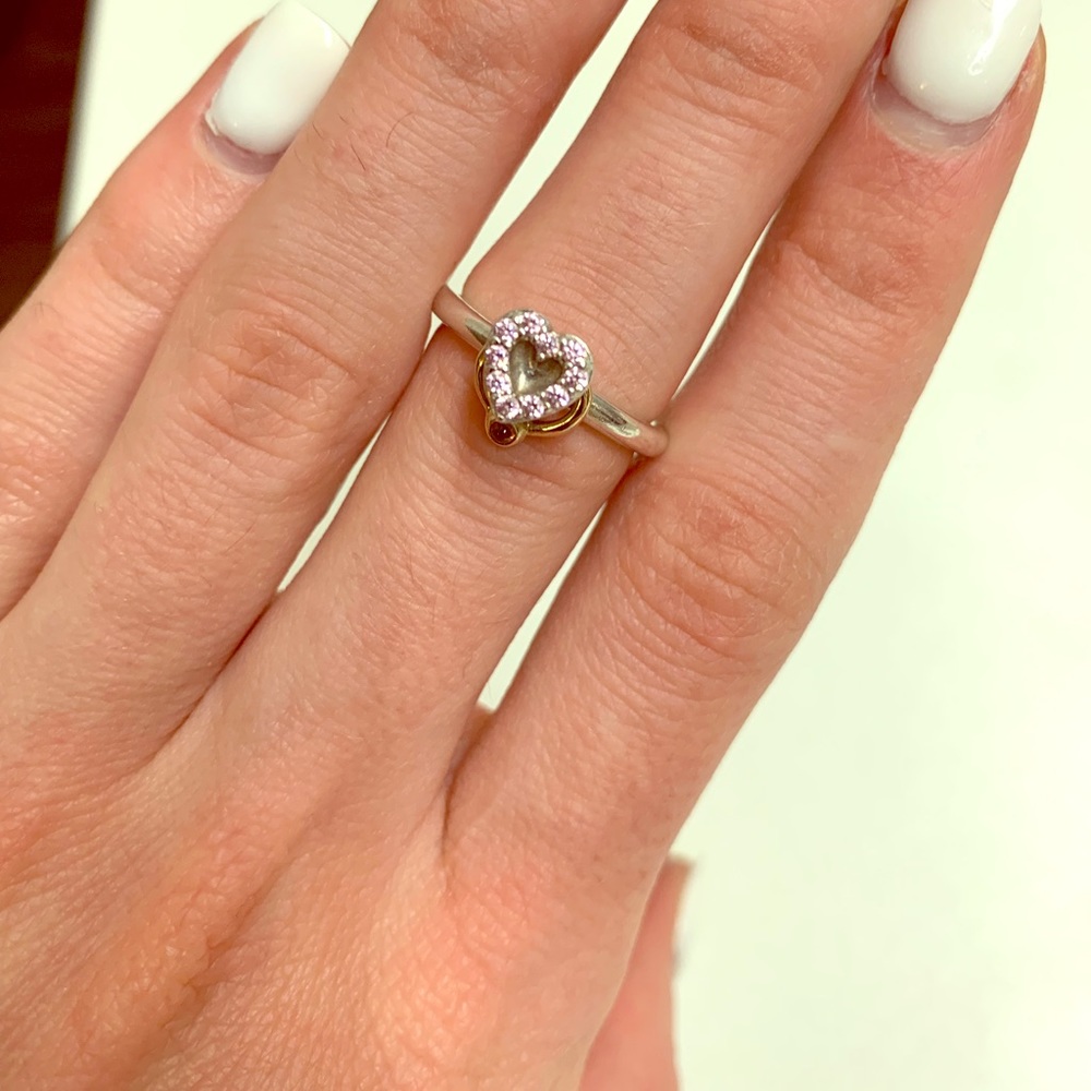 Sterling silver Pandora Heart Ring